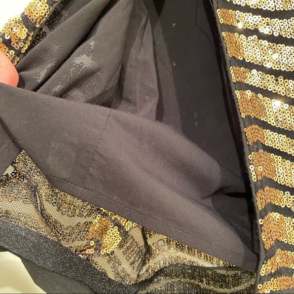 H:ours Lexie Midi Dress in Gold size XS - Picture 15 of 17